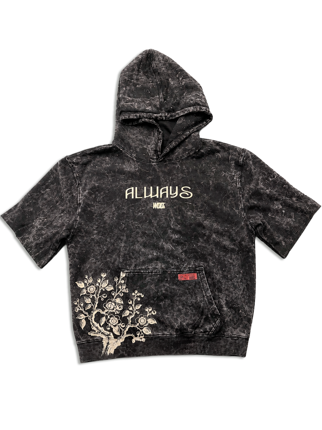 REBORN – Sudadera Mineral Wash Negra | Edición Especial Numerada