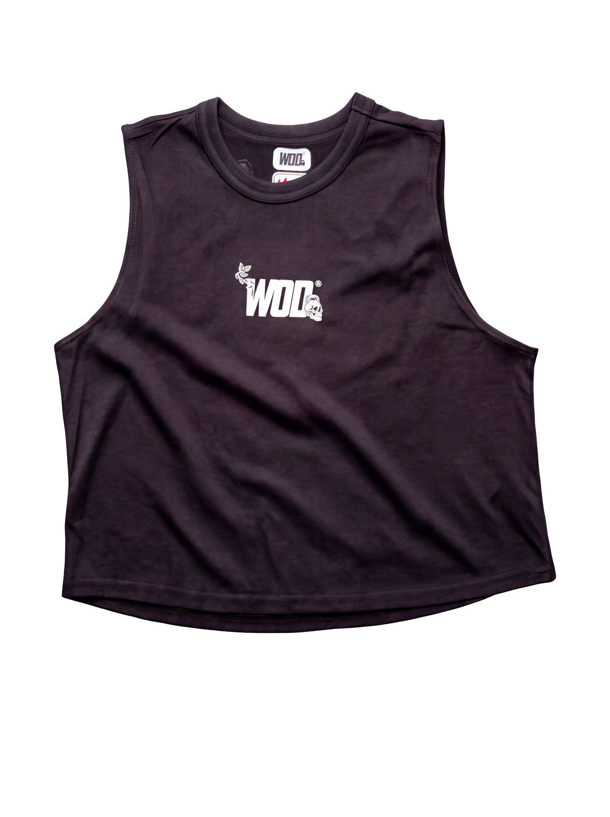 Tank Crop Mujer 21 ALWAYS Negra 100% Algodón 180 g