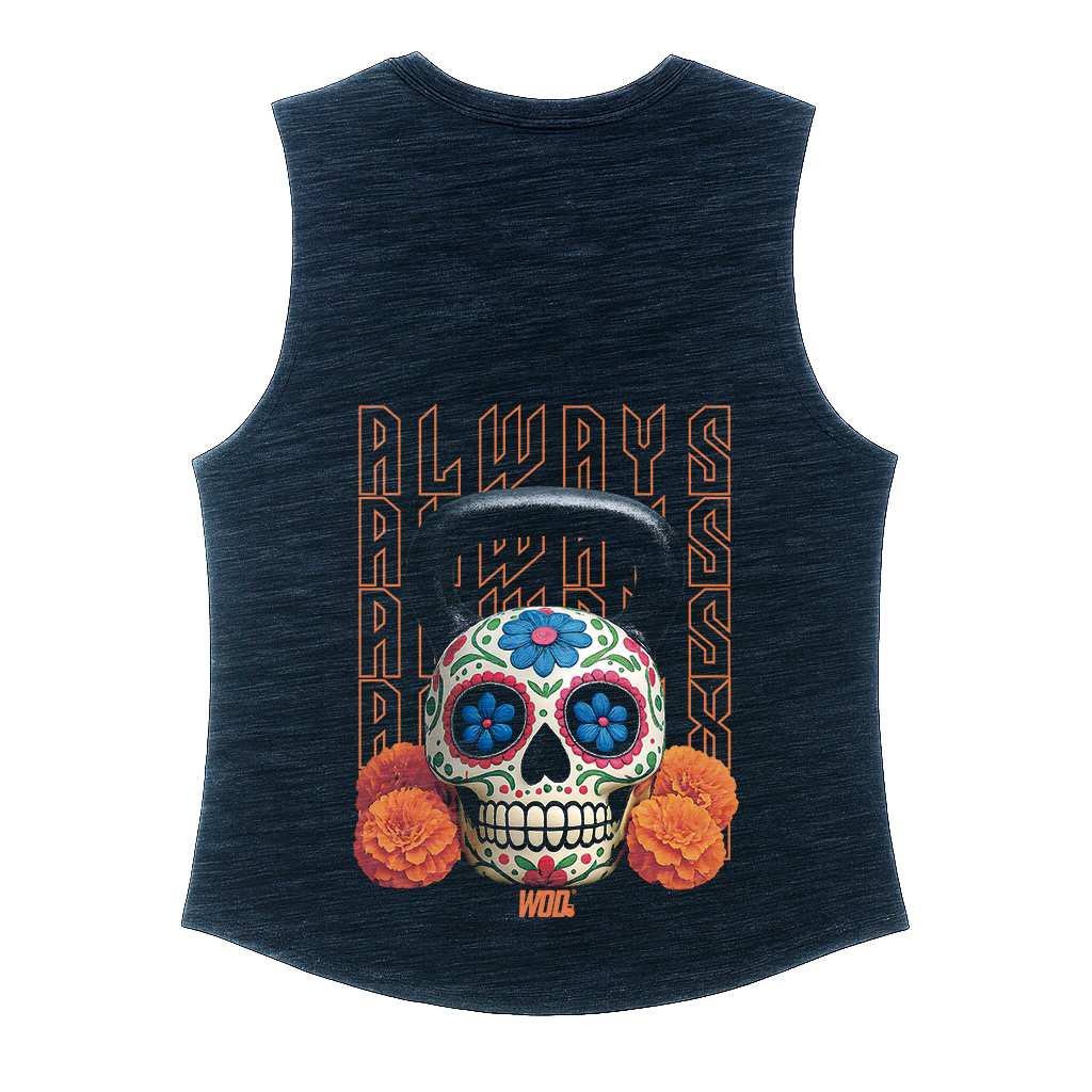 Playera Crop ALWAYS CANDY Espalda