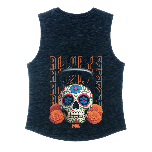 Playera Crop ALWAYS CANDY Espalda