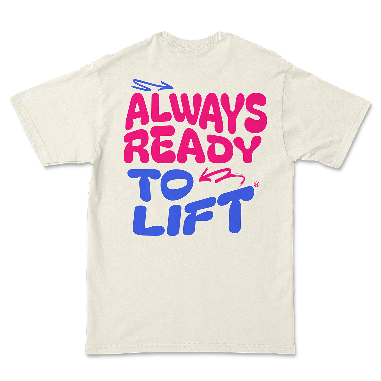 ALWAYS PUFF Playera Oversize Bone