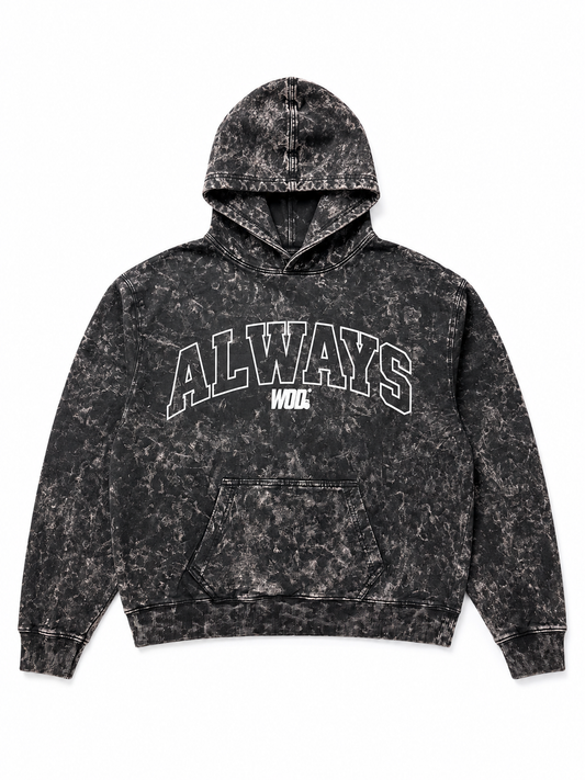 ALWAYS SKULL Hoodie Negro Mineral