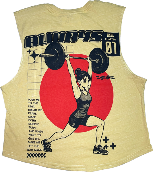 ALWAYS ANIME Playera WOD Crop