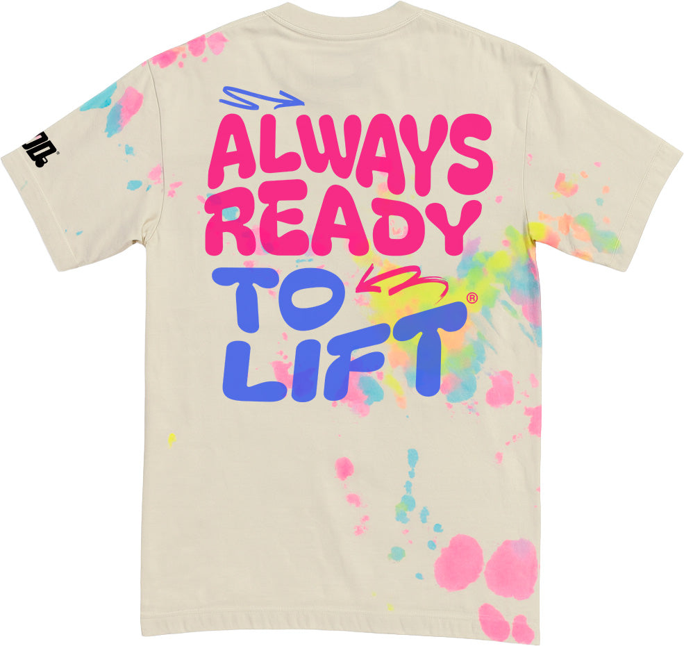 ALWAYS PUFF Playera Oversize Neon