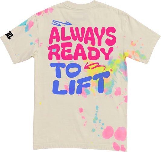 ALWAYS PUFF Playera Oversize Neon