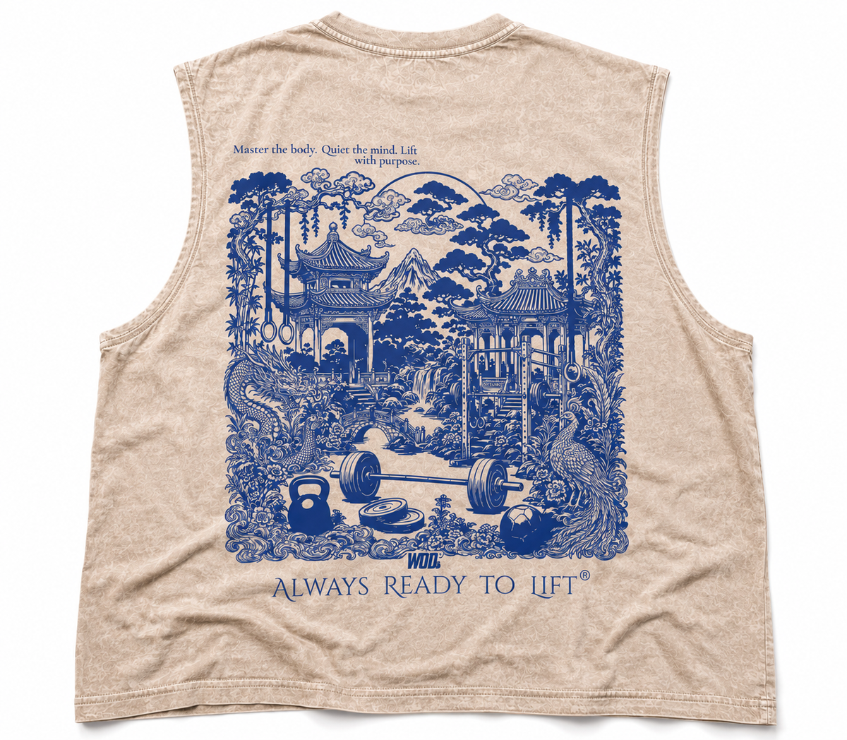 Playera Crop Tank Always Mystical Mineral Wash Herc