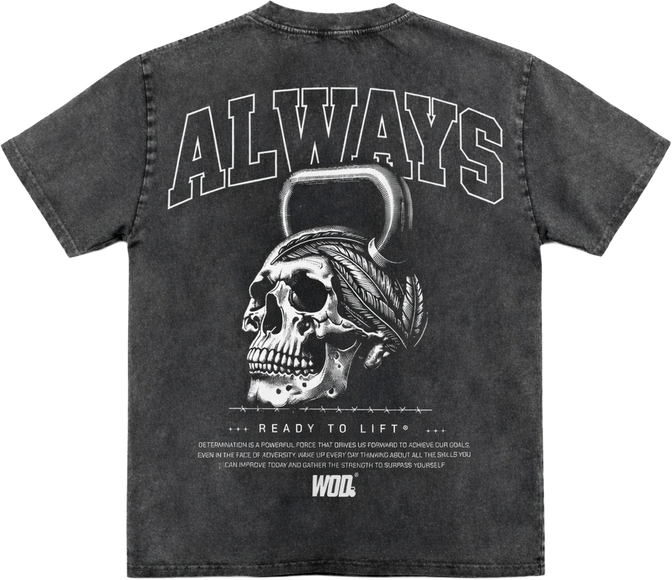 Playera WOD Básica Mineral Always Skull