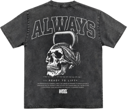 Playera WOD Básica Mineral Always Skull