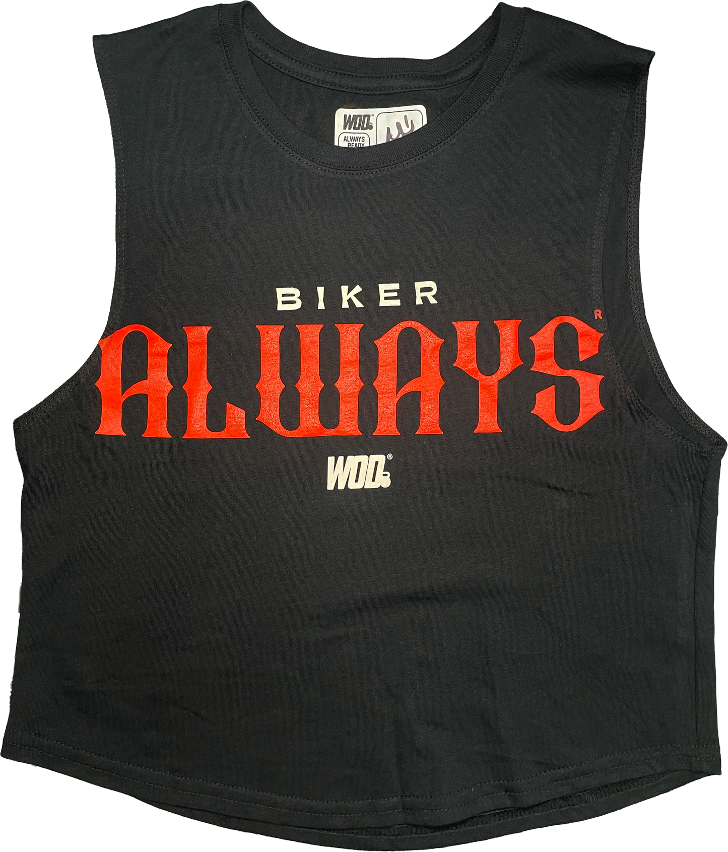 BIKER Playera WOD Crop