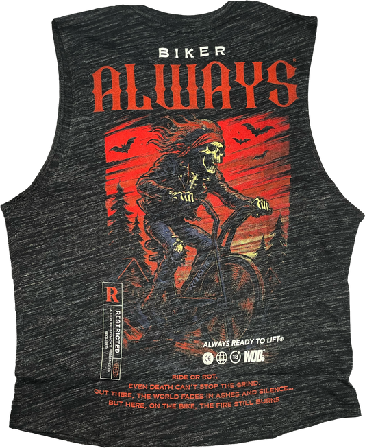 BIKER Playera WOD Crop