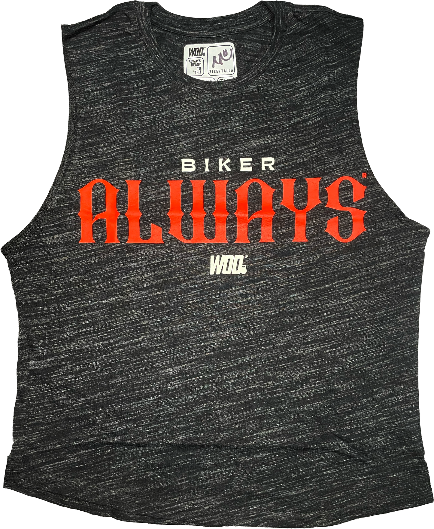 BIKER Playera WOD Crop