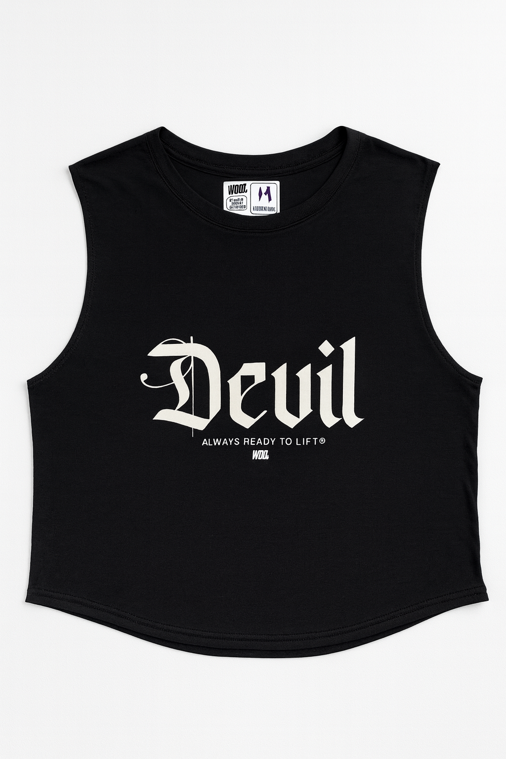 DEVIL Playera WOD Crop