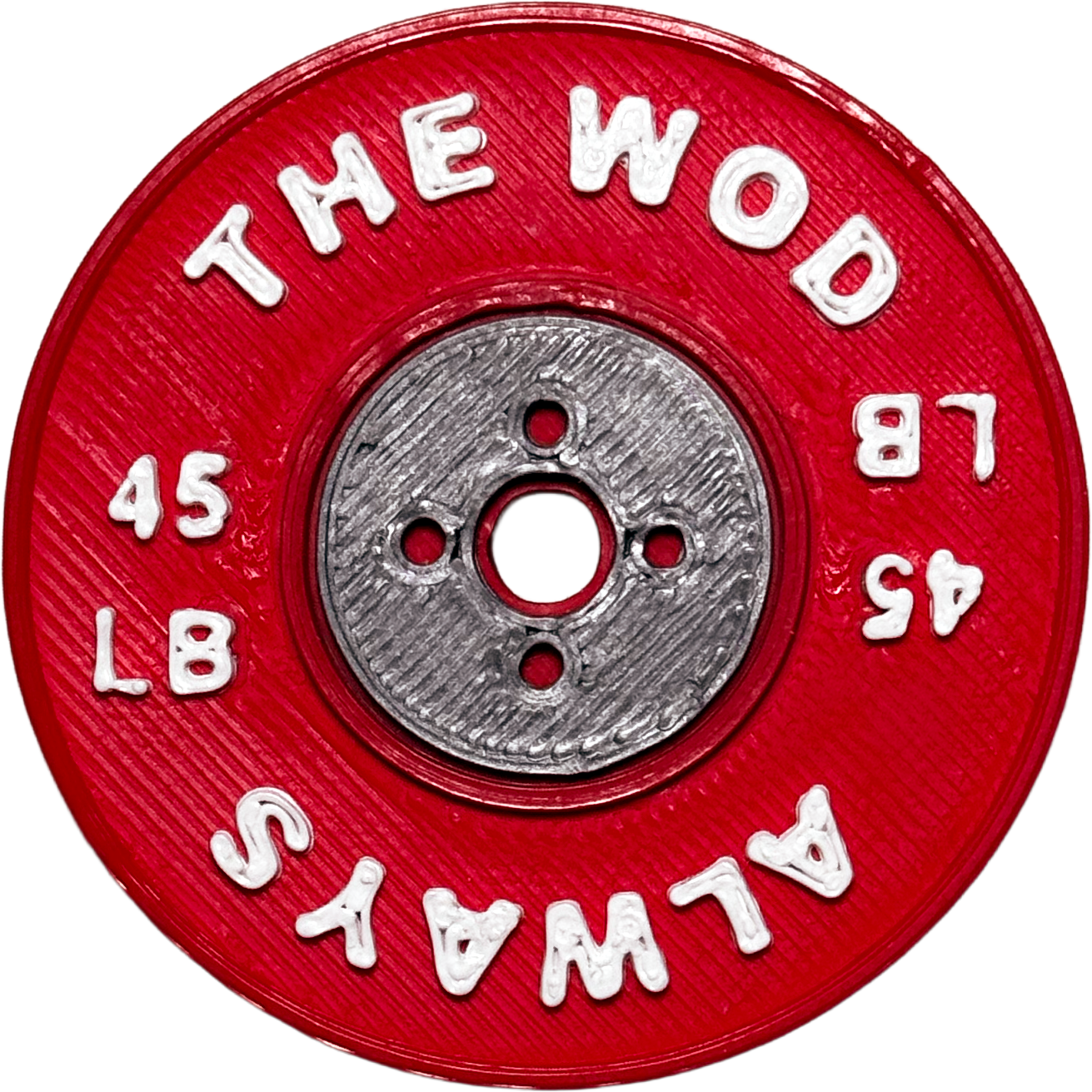 Parche WOD Mini Disco RED