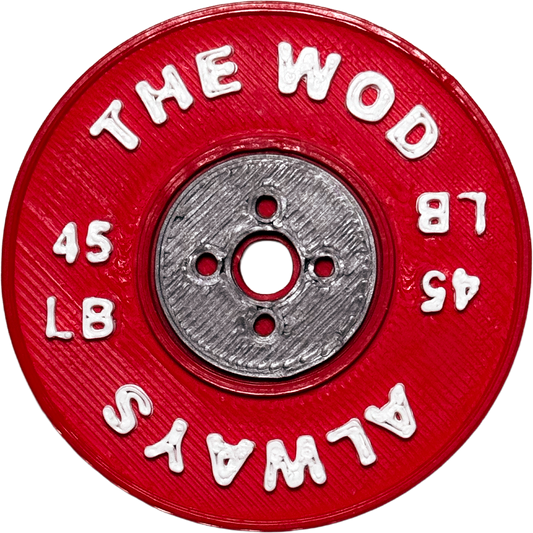 Parche WOD Mini Disco RED