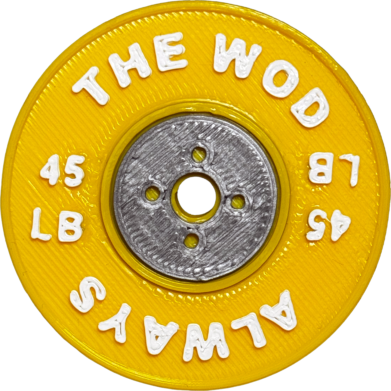 Parche WOD Mini Disco YELLOW