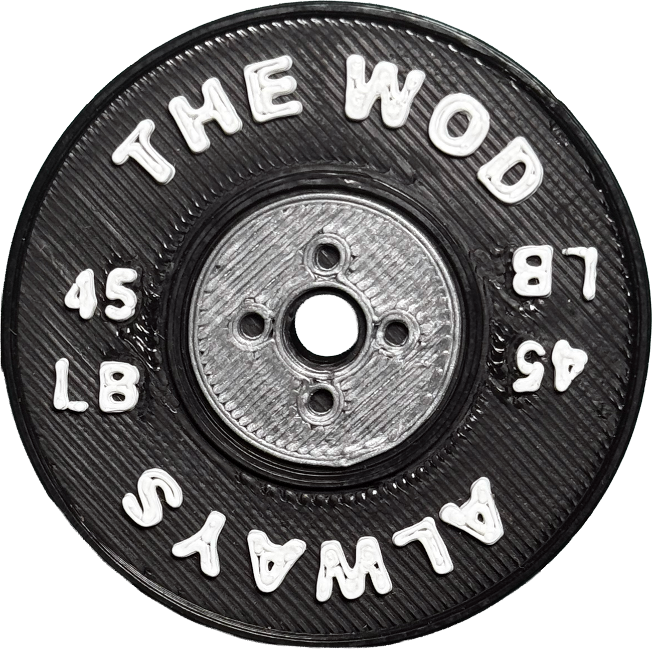 Parche WOD Mini Disco BLACK