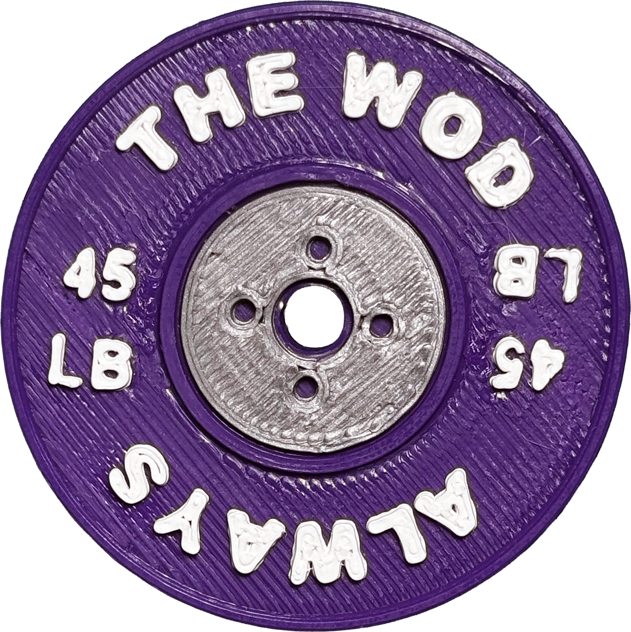 Parche WOD Mini Disco PURPLE