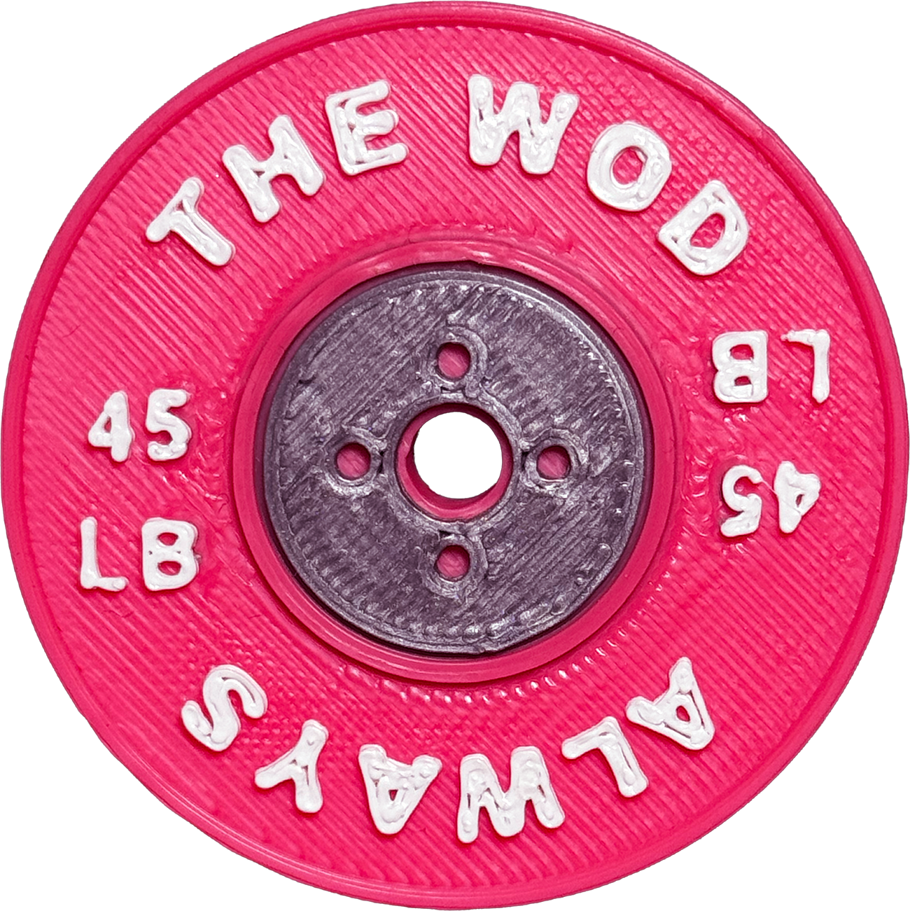 Parche WOD Mini Disco MAGENTA