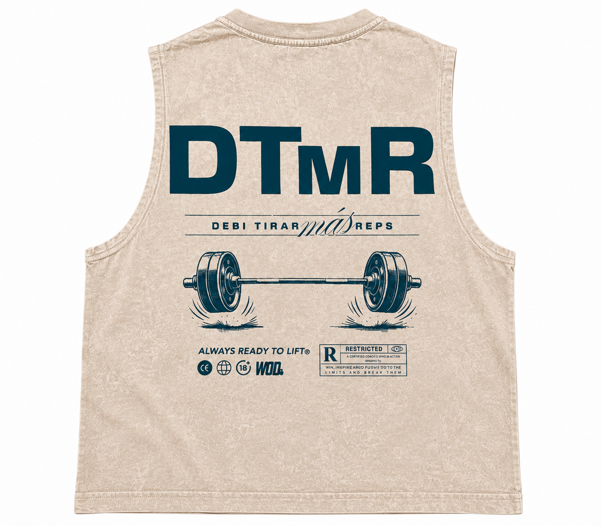Crop Top Mineral Wash DTMR
