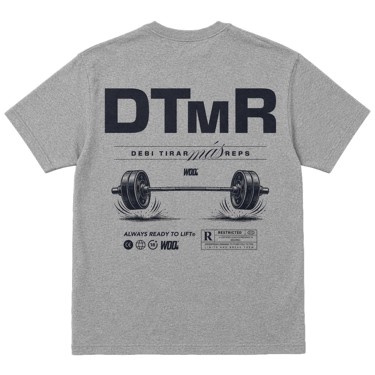 DTMR WOD Oversize Gris Jaspe
