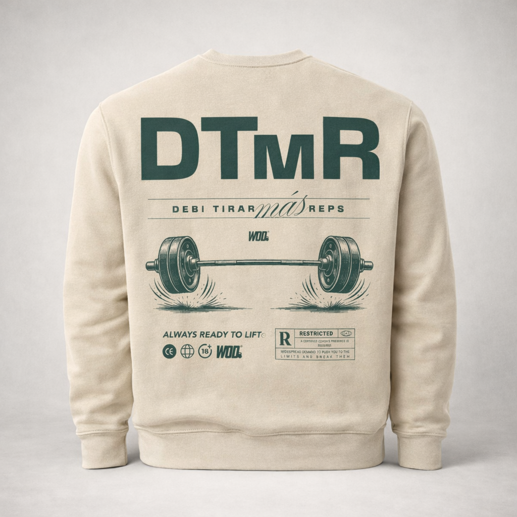 DTMR Crewneck Sweatshirt — Soft Bone