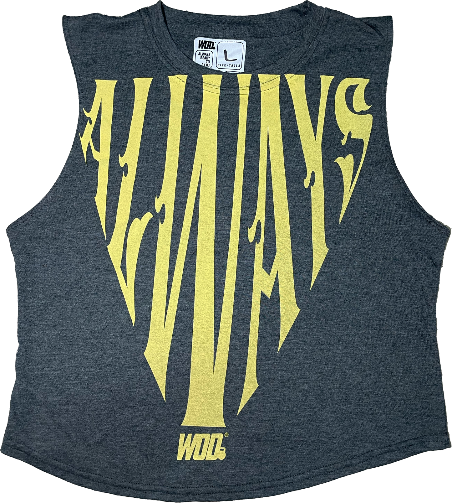 ALWAYS DEATH Playera WOD Crop