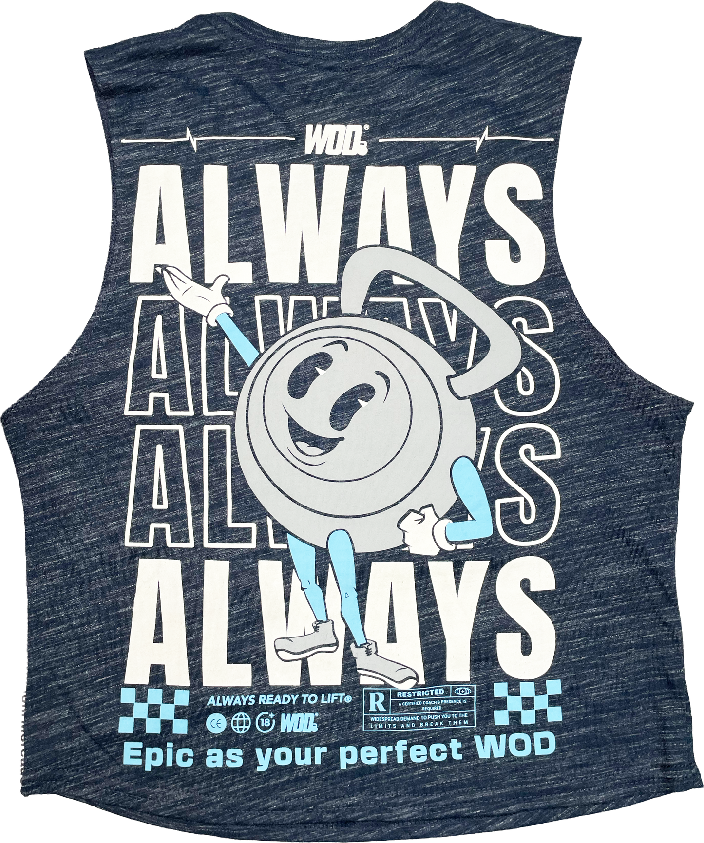KB ALWAYS Playera WOD Crop
