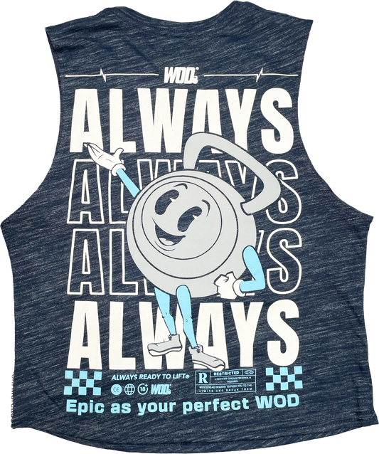 KB ALWAYS Playera WOD Crop