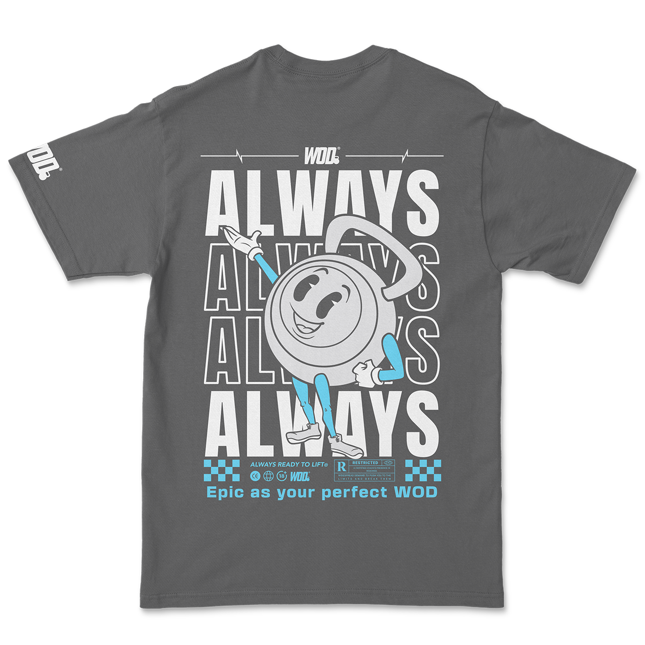 KB® ALWAYS Playera WOD Oversize