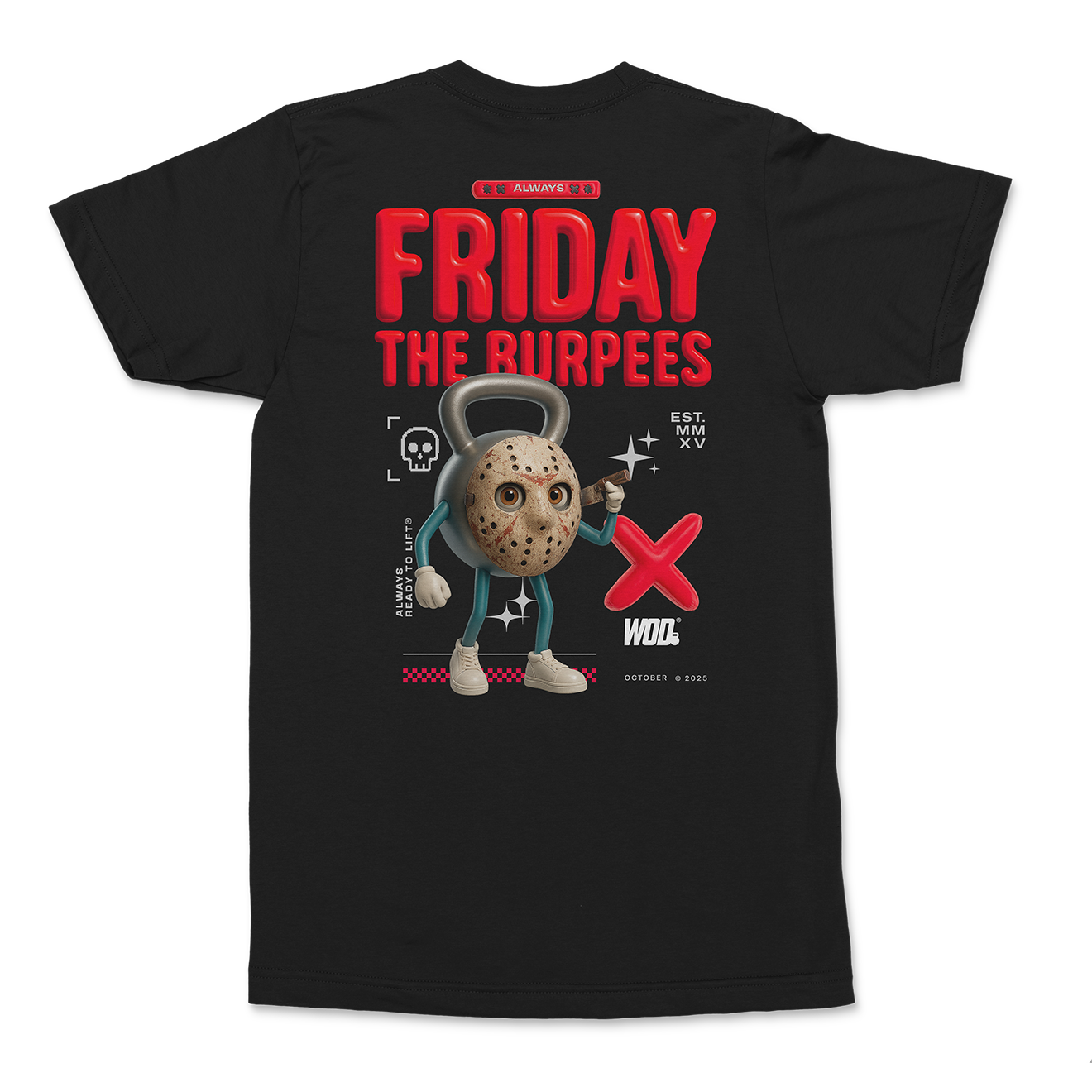 KB® HALLOWEEN LIMITED – JASON EDITION – Corte Básico – Espalda (Jason Edition)