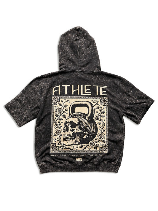 REBORN – Sudadera Mineral Wash Negra | Edición Especial Numerada