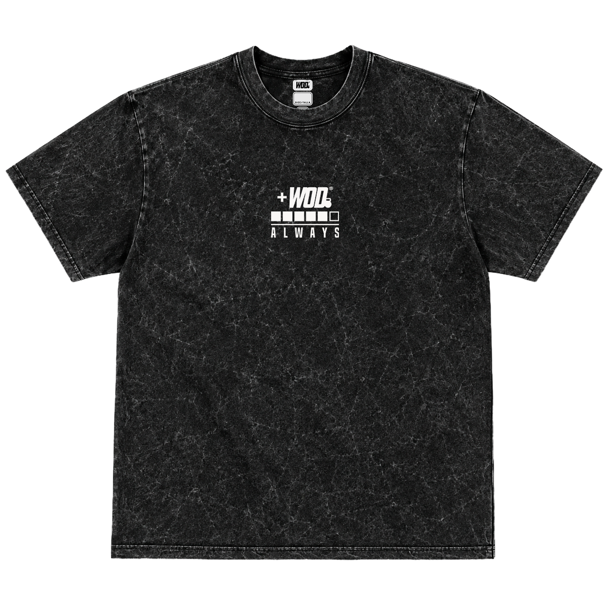 Playera Hombre FARMING AURA Mineral Wash Negra