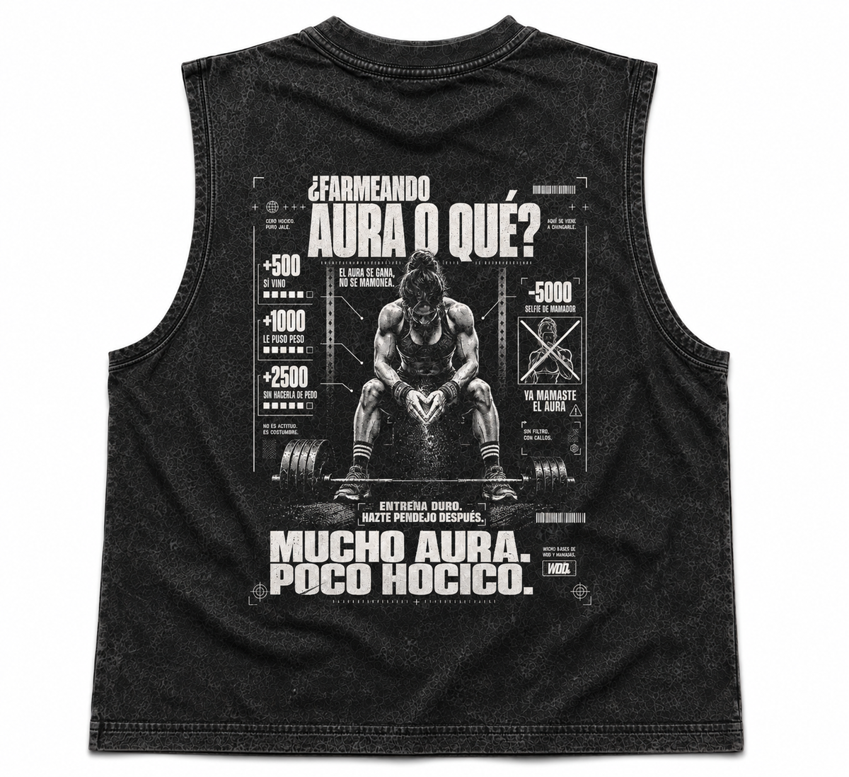 Playera CROP TANK FARMING AURA