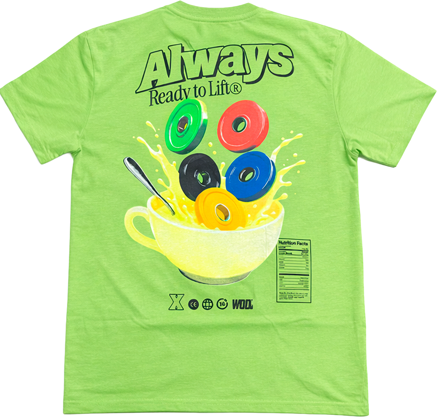 Always Ready to Lift – Cereal Basic Tee